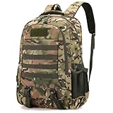 Wedhapy Camouflage-Rucksack, großer Jagdrucksack, leichte Outdoor-Sport-Angel-Campingtasche für Herren