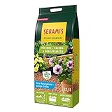 Seramis Pflanz-Granulat für Beet-, Balkon- & Kübelpflanzen, 12,5 l – Tongranulat, Pflanzenerde Ersatz zur Wasser- und Nährstoffspeicherung, Nicht Zutreffend