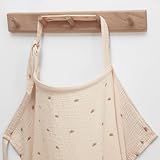 Blissful Diary Muslin Stilltuch für Stillende Frauen – Atmungsaktives Stillschal mit Bogenausschnitt, Praktisches Stilltuch für unterwegs, Regenbogen