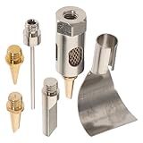 OUNONA Butan Lötkolben Spitzen Ersatzspitzen für Gaslötkolben Leichtes Tragbares Schweißwerkzeug mit Wechselbaren Lötspitzen für Präzises Löten und Reparaturarbeiten