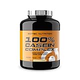 Scitec Nutrition 100% Casein Complex - Micellar Casein Based Casein Complex - mit L-Glutamin, Taurin und pflanzlichen Enzymen, 2,35 kg, Vanille