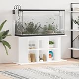 Xichuzi Aquariumständer Weiß 120x40x60 cm Holzwerkstoff, Aquarium Unterschrank, Aquarium Schrank, Aquariumschrank, Aquarium Tisch, Aquarium Stands