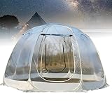 Kuppelzelt für 3–6 Personen, Iglu-Überdachung, große Wetterkapsel, Pop-Up-Pavillon für Camping, Hinterhofpartys und Sternenbeobachtung