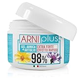 ARNIplus+ Gel 500 ml, 98% Stark Arnika Salbe Hochkonzentriert Zur Muskelkater,Muskelentspannung Salbe Sehnenscheidenentzündung, Kühlende Sportsalbe Muskel, Nicht Fettend