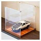 Generisch acryl vitrine schaukasten Länge 10 20 30 40 50 60 cm, Durchsichtige, Stapelbare Lagerbehälter, Staubdichte Acrylvitrine, Bastel-Organizerschrank Mit Sockel(50x20x30 cm)