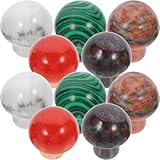 MAGICLULU 10St Kristall-Pilz-Ornament Aquarium- Pilz-Nachtlicht Pilz-Wohnkultur Figur Pilz-Kit Pilz Handwerk Kristallpilz Mini-Steinpilz Pilz schmücken Blumentopf-Pilz-Dekore Naturstein