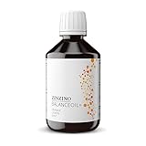 ZinZino BalanceOil+ Fischöl mit Omega-3 2478 mg, Omega-9, Vitamin D3, Tocopherol, DHA, EPA mit Olivenöl Geschmack Orange-Zitrone-Minze, 300 ml