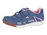 Lico Unisex Kinder Active Indoor V Hallenturnschuhe, Grau Rosa, 33 EU