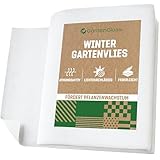 GardenGloss Gartenvlies Wintervlies Für Pflanzen Frostschutz-Vlies Pflanzen Winter, Winterschutzvlies Pflanzenvlies, Pflanzenschutzvlies Flies (1.5m x 10m)