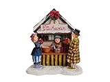 Weihnachtliche Miniatur-Figuren Winterwelt-Szene aus Poly – Marktstand Glühweinstand B6 x T5 x H8 cm Winterwelt Weihnachtsdorf Miniaturwelt Weihnachtsdekoration Sammlerobjekt Dekofigur