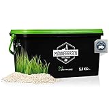 GREEN HOME® Rasendünger Herbst - 5,2kg Rasendünger Herbst Winter schützt vor Frost und Schnee - Rasen Herbstdünger für eine optimale Winterhärte - Gebinde 100% recycelt - Made in Germany