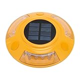TOPINCN 12 LED-Solar-Straßenmarkierungsleuchten, Solarbetriebene Dock-Leuchten, Straßenmarkierungen für den Außenbereich, für Stufen, Gehwege, Treppen, Boote, Gärten, Wege, Hofbereiche