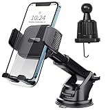 Handyhalterung Auto 3 in 1 Stärkst Saugnapf & Lüftung Halte für Lüftung Armaturenbrett Windschutzscheib 360° Drehbar Smartphone Halterung Auto Universal für iPhone 16 Pro Max Samsung S24 Ultra