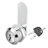 THQAE Briefkastenschloss 16mm, Kommt mit 5 Verschiedene Schlossplatten, Schrankschloss, Möbelschloss, Spindschloss, Hebelschloss für Briefkästen, Schranktüren