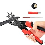 Gürtel Lochzange für Leder Gürtellochzange Gürtel Locher Gürtelzange Lochzange Leder Belt Hole Puncher Gürtellocher Zange Leder für Uhrenarmbänder Gürtel Hundehalsband DIY Basteln | 2-4.5 mm