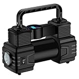 Opdestn Tragbarer Reifenkompressor | 12V Elektro Kompressor Aufpumpgerät - Fahrzeuge Luftpumpe Mit Digitalem Druckmessgerät - Für Autos Fahrräder Motorräder LKWs Camping Bälle Basketball Und