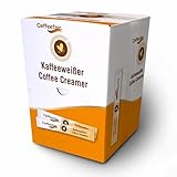 Coffeefair Kaffeeweißer Sticks 500 x 2,5g einzeln verpackt, Kaffeeweisser Portionspackungen im hygienischen Spender, perfekt fuer eine Tasse Kaffee