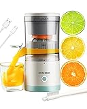 Zitronenpresse Elektrisch Saftpresse Elektrisch Orangenpresse Zitruspresse Tragbare USB-Aufladung Juicer Entsafter für Orange, Zitronen, Zitrusfrüchte