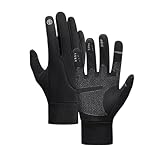 Handschuhe für kaltes Wetter, Touchscreen, warme Fahrradhandschuhe, rutschfeste Laufhandschuhe, winddichte Fahrradhandschuhe für Motorrad, Laufen