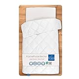 LINEA by böhmerwald Exclusive Kamelhaardecke normal, 100% Kamelhaar, weiß, 155 x 220