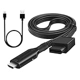 Generisch Spielekonsolen-Konverter, HD-Spielekonsolen-Adapter | Plug-and-Play-Mehrzweck-TV-Display-Adapter | 1M verschleißfester LCD-Monitor-Adapter, schwarzer Spielekonsolen-Adapter für Projektoren