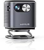 Mini Beamer, DLP Ultrakurzdistanz Beamer mit Android 11.0, Eingebautem Akku, WiFi Bluetooth Portable Projektor Kompatibel mit Laptop/TV Stick/USB/HDMI, Beamer Handy für Outdoor & Heimkino