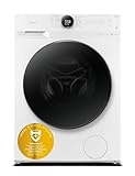 Midea MF200D86WB-14EAS Waschtrokner, 8/6kg Waschen/Trocknen, Inverter Mortor, 60 Min. Waschen und Trocknen, Steam Care, Turbo Wash, 48 cm tief, APP-Steuerung, AquaStop