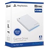 Seagate Game Drive PS4/PS5 2TB, tragbare externe Festplatte, 2.5 Zoll, USB 3.0, weiß, LED blau, inkl. 2 Wochen Playstation+ (STLV2000202)