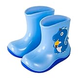 Regenstiefel Kinder, Sommer Leicht Junge Regenstiefel Stiefel Kurze Kinder 22 23 Regenfüßlinge Wasserschuhe 21 Mädchen Wasserdicht Gummistiefel