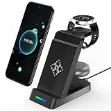 GLILAVOX 3 in 1 Induktive Ladegerät für Huawei P60/P50,P60/P50/P40/P30 Pro,Handy Ladestation für Mate 60/Mate 50/Mate 40/Mate 30 Pro,Wireless Charger für Huawei Watch GT4/3(Gilt nicht für GT/GT2/GT2e)