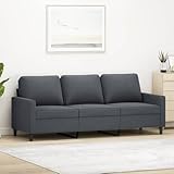 WEMYUFURN Samt Sofa 3 Sitzer XXL Komfort Sofalandschaft mit Metallgestell für Wohnzimmer Modernes Design weiche Polsterung Stabilität