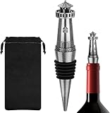 LULLEA Leuchtturm Weinflaschenverschluss, Segeln Geschenk, Maritime Geschenke, lighthouse geschenke für Männer und Frauen, Leuchtturm Deko Weinverschluss, Vatertagsgeschenk Geburtstagsgeschenk