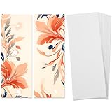 50 Stück Aquarellpapier Lesezeichen Blanko 300g Weiß Lesezeichen Papier 15 x 5 cm Aquarell Postkarten Watercolor Paper für GrußKarten NotizblöCken DIY Handwerk Geschenkanhänger