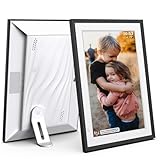 Cytem Digitaler Bilderrahmen 10.1 Zoll mit WLAN & Frameo App, 32GB Speicher, Bewegungssensor, automatische Bilddrehung, IPS Touchscreen 1280x800, SchwarzWeiß