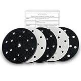 5 Stück Klett-Schleifteller 150mm, Zubehör für Exzenterschleifer, Schwamm Schleifen Soft Pad, Interface Kissen Pad, Spezielle Ersatzpads für Schleifmaschinen (15 Löcher)