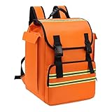 Schulfeuer -Rucksack - Überlebensack Taktischer Dienst, Multi -Taschen -Ausrüstungsbeutel | Flammenresistente Rettungssack Im Freien, Utility -Tasche Für Ersthelfer, Sicherheitspaket Für Campus -Notfi