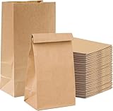 100x Kraftpapiertüten - EXTRA STARK - nachhaltige braune Beutel 20 x 13 cm - Kraftpapierbeutel als DIY Adventskalender - Ostern & Weihnachten & Advent - zum befüllen (100x)