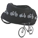 Idota Fahrradabdeckung Wasserdicht, Verdickte Version Fahrradplane PEVA-Material Fahrrad Abdeckplane Abdeckung, Fahrrad Schutzhülle 200x110cm Fahrradhüllen für Mountain Bike/Road Bike/E-bike