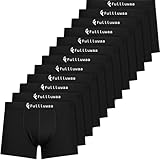 Fullluwaa Boxershorts Men Herren 10er/12er Pack Retroshorts Männer Trunks Baumwolle Unterwäsche Weiche und Ideale Passform(Ohne Kratzenden Zettel)