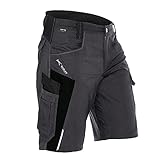 KÜBLER Workwear | KÜBLER BODYFORCE Arbeitsshorts | anthrazit/schwarz | Größe 50
