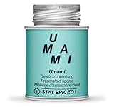 STAY SPICED ! Köstliche Umami Gewürzmischung | Natur Pur | Alles würzer - Gewürz Allrounder | Ohne Glutamat | 170ml Schraubdose aus Weißblech zu 100% recyclebar | Füllgewicht 70g