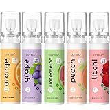 Mundspray Mit Fruchtgeschmack, Atemerfrischer Mundgeruchspflege Mundspray, Gegen Mundgeruch Tragbares Spray, Erfrischendes Mundspray, Dass Sich Ihr Mund Erfrischend Anfühlt, 5 Gerüche (5PCS)