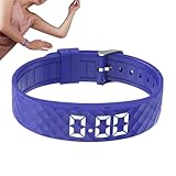 Alarm-Armband – Vibrationsverstellbarer Alarm, robustes, bequemes Armband der Armbanduhr, einfach zu bedienende Timer-Funktion, tägliche Zeitplanverwaltung, alle Altersgruppen | Perfekt für Sc