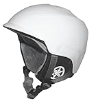 Skihelm Kinder Junior Snowboard Helm Ski für Mädchen Jungen Jugend Kleinkinder 3-6 Jahre Snowboardhelm Schutz zum Skifahren inkl. Skibrillenhalterung Skaterhelm Größe XS S Kopfumfang 47-51cm (Weiß)