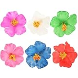 4 Stück hawaiianische Blumen-Haarnadel, Hibiskus-Haarnadel, Blumen-Haarnadel