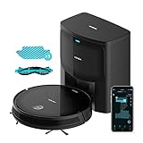 Cecotec Conga 2299 Ultra Home Genesis Staubsaugerroboter mit Selbstentleerung, Gyroskop-Technologie, 2100 Pa, App, Multifunktionsbürste, Alexa, Mixtank, Fassungsvermögen 3 l, Schwarz