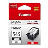 Canon Tinte - PG-545XL Original Drucker Tintenpatrone Schwarz mit hoher Reichweite - Druckt bis zu 400 A4-Seiten (1 x druckerpatrone)