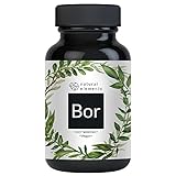 Reines Bor – hochdosierte 3 mg Boron pro Tablette – 365 Tabletten – vegan, natürlich, laborgeprüft & in Deutschland produziert