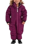 Killtec Skioverall Kinder Twinkly MNS ONPC B - Overall in Daunenoptik - Schneeanzug mit Kapuze - Winteranzug mit flauschigem Innenfutter, orchidee, 110/116