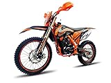 Dirt Bike Dirtbike CrossBike Enduro DirtBike pocket 300ccm Pitbike PocketBike Motocross Motorrad Motorbike Motorsport Pocket Vollcross A8 21/18 300 ccm 25 ps Crossbike Orange